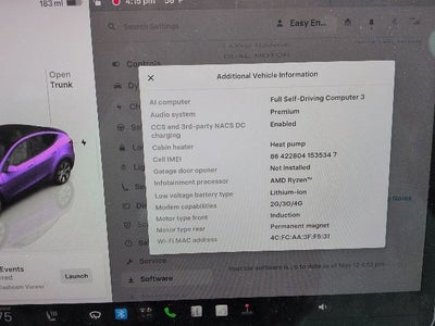 2022 Tesla MODEL Y LONG RANGE