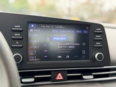 2022 Hyundai Elantra Hybrid Blue