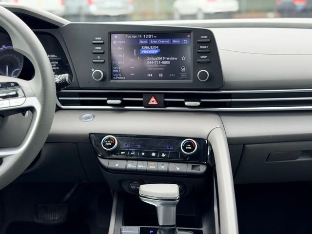 2022 Hyundai Elantra Hybrid Blue