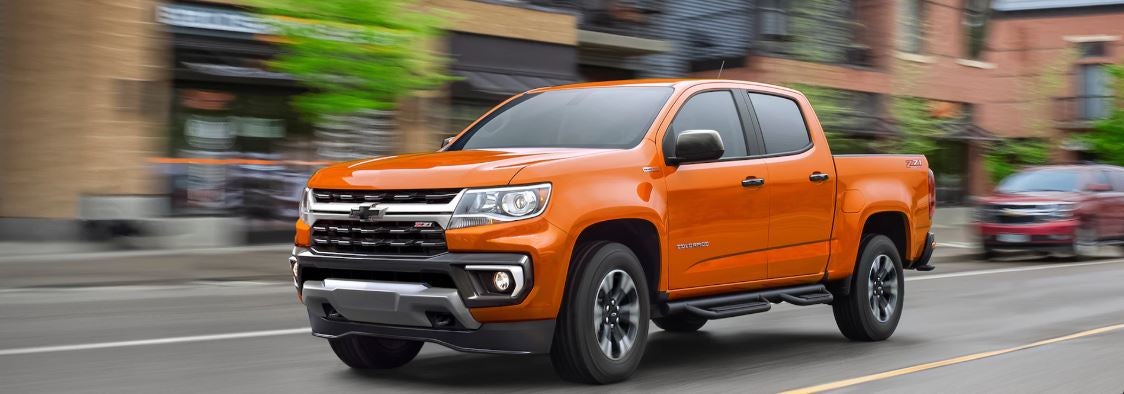 2021 chevy colorado exterior orange