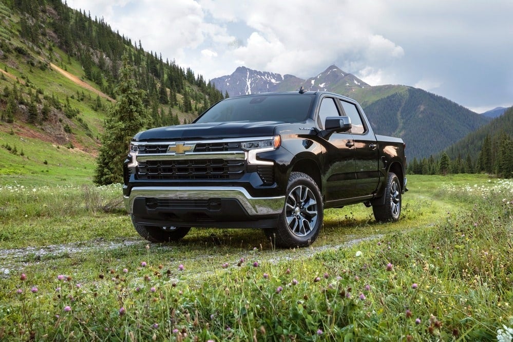 2022 Chevy Silverado Blue